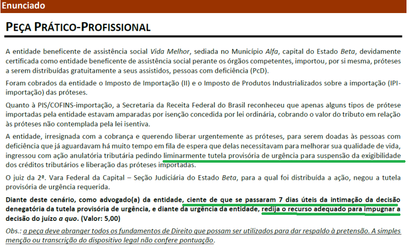 Peças de Direito Tributário