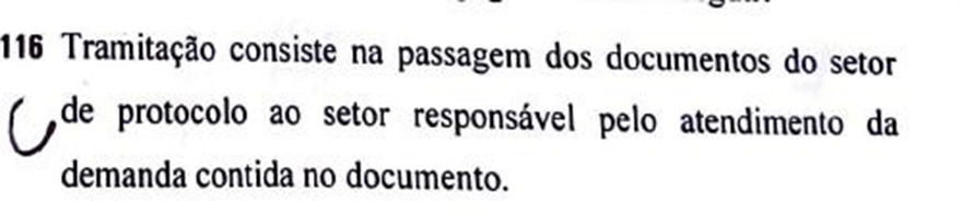 Questão da prova de Escrivão PF