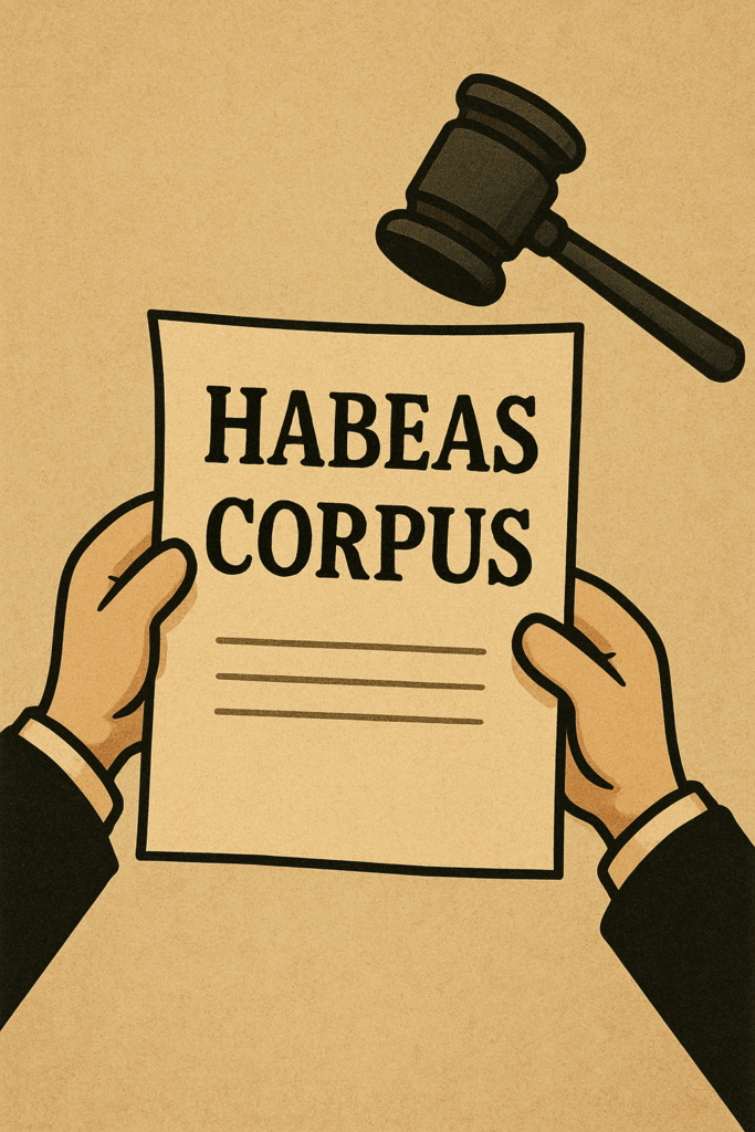 especies de habeas corpus
