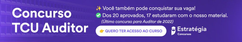 Estude para o TCU com o Estratégia Concursos! Informativo sobre o curso preparatório do Estratégia Concursos para Auditor Federal de Controle Externo do Concurso TCU, com destaque para a aprovação.