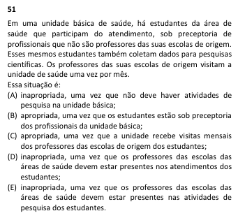 Recursos para questão 51 do CNU 2025