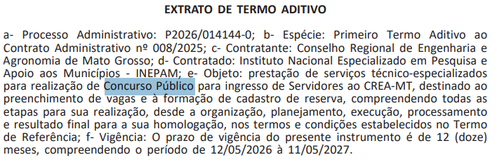 Concurso CREA MT: INEPAM é a banca para novo edital