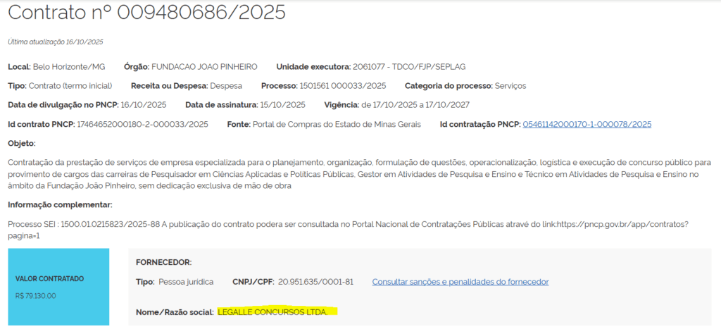 Concurso Fundação João Pinheiro MG tem BANCA definida!