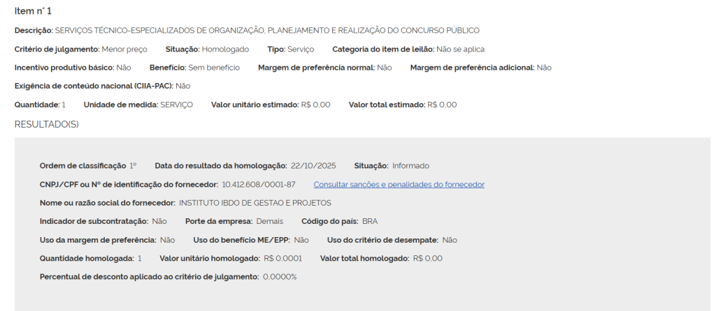 IBDO é a banca do concurso Volta Redonda