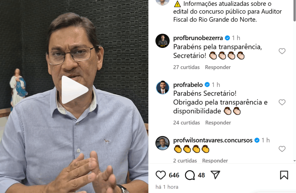 Concurso Sefaz RN: edital após a sanção da lei orgânica