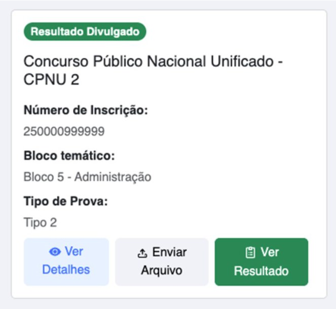 Passo a passo para consultar, individualmente, o resultado definitivo da prova objetiva do Concurso INSS