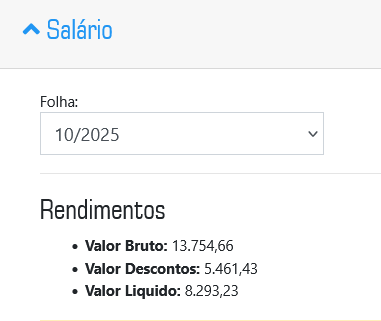 Remuneração de um Oficial Investigador  da PC ES admitido em 2022