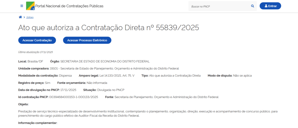 Concurso Sefaz DF: projeto básico detalha etapas do edital!