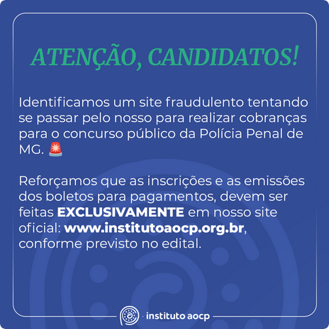 PP MG: banca emite comunicado sobre fraude