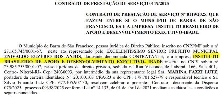 Concurso Barra de São Francisco ES: banca é definida!