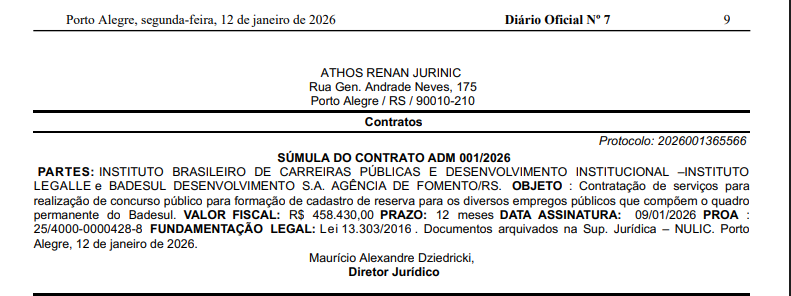 Concurso Badesul: Legalle é a banca do novo edital!