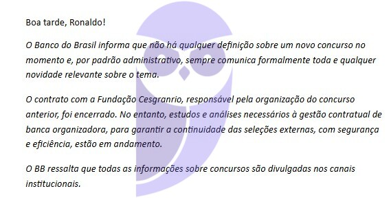 Novo concurso Banco do Brasil em breve