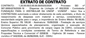 CDHU - Vunesp é a banca