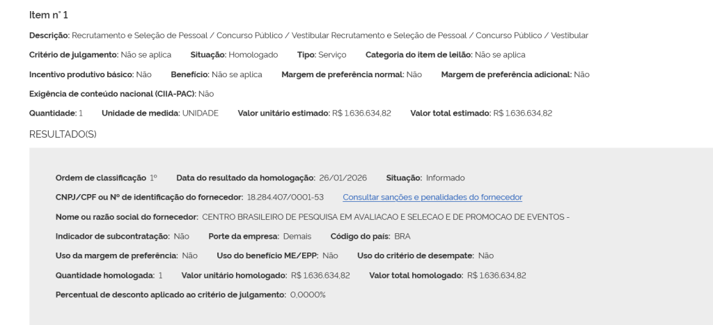 Concurso Diplomata contará com 60 vagas e organização do Cebraspe