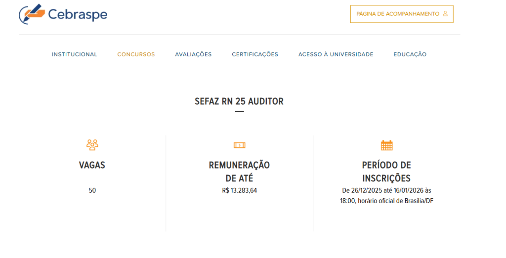 Concurso Sefaz RN: último dia para pagar a taxa!