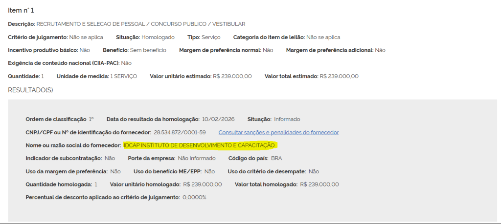 Concurso IDAF ES 2026 já possui banca definida!