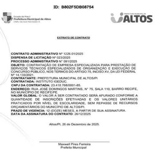 Concurso Altos PI: edital iminente com quase mil vagas!