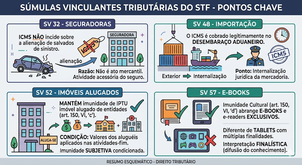 Súmulas Vinculantes para SEFAZ/GO