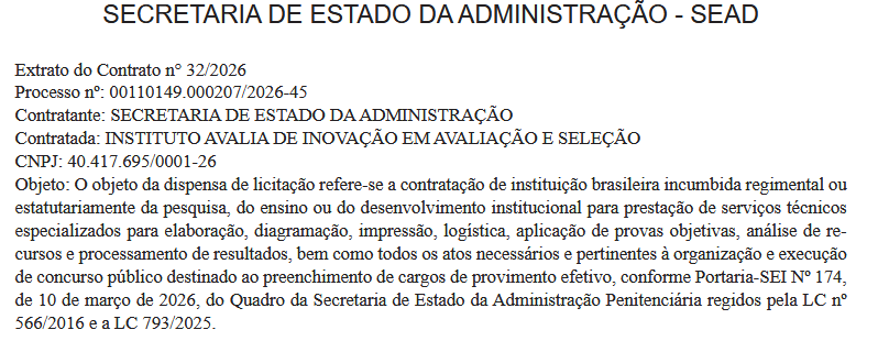 Instituto Avalia é a banca do concurso Polícia Penal RN