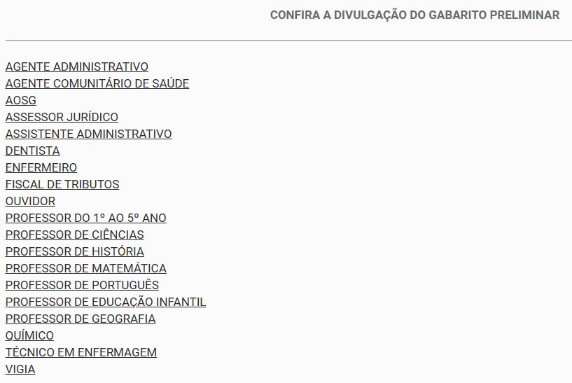 Concurso Prefeitura de Cajari MA: gabaritos divulgados!