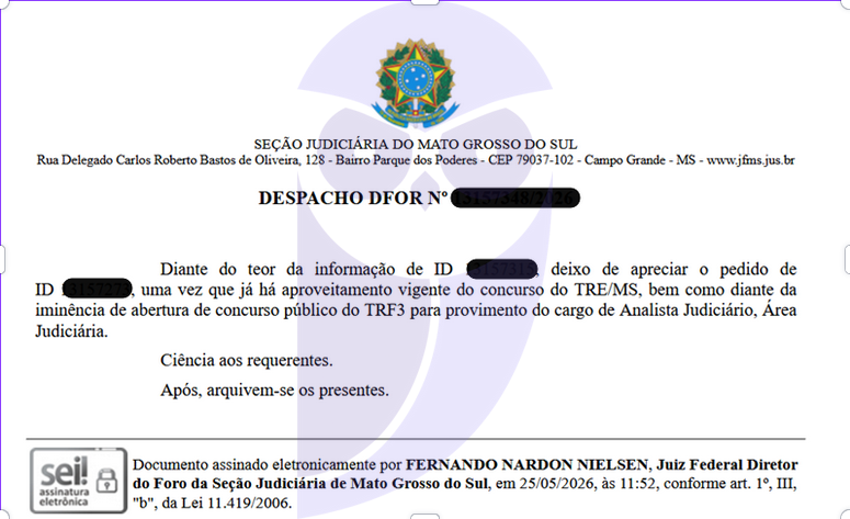 Concurso TRF3 tem edital iminente para Analista