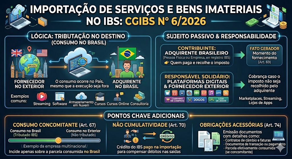 Importação de serviços e bens imateriais