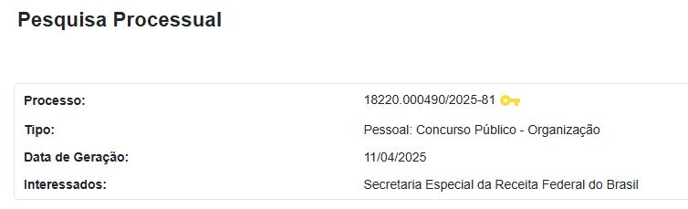 Concurso Receita Federal: novas movimentações no processo