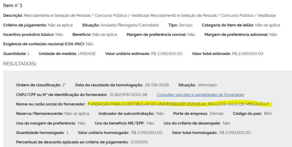 Concurso IPA SP 2026: Vunesp é a banca para 98 vagas!