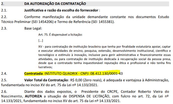 Concurso CRC PE 2026: banca definida