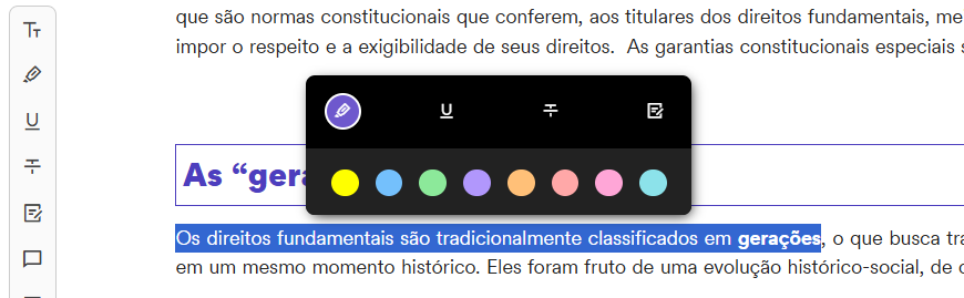 Tutorial LDI: Marcações no LDI
