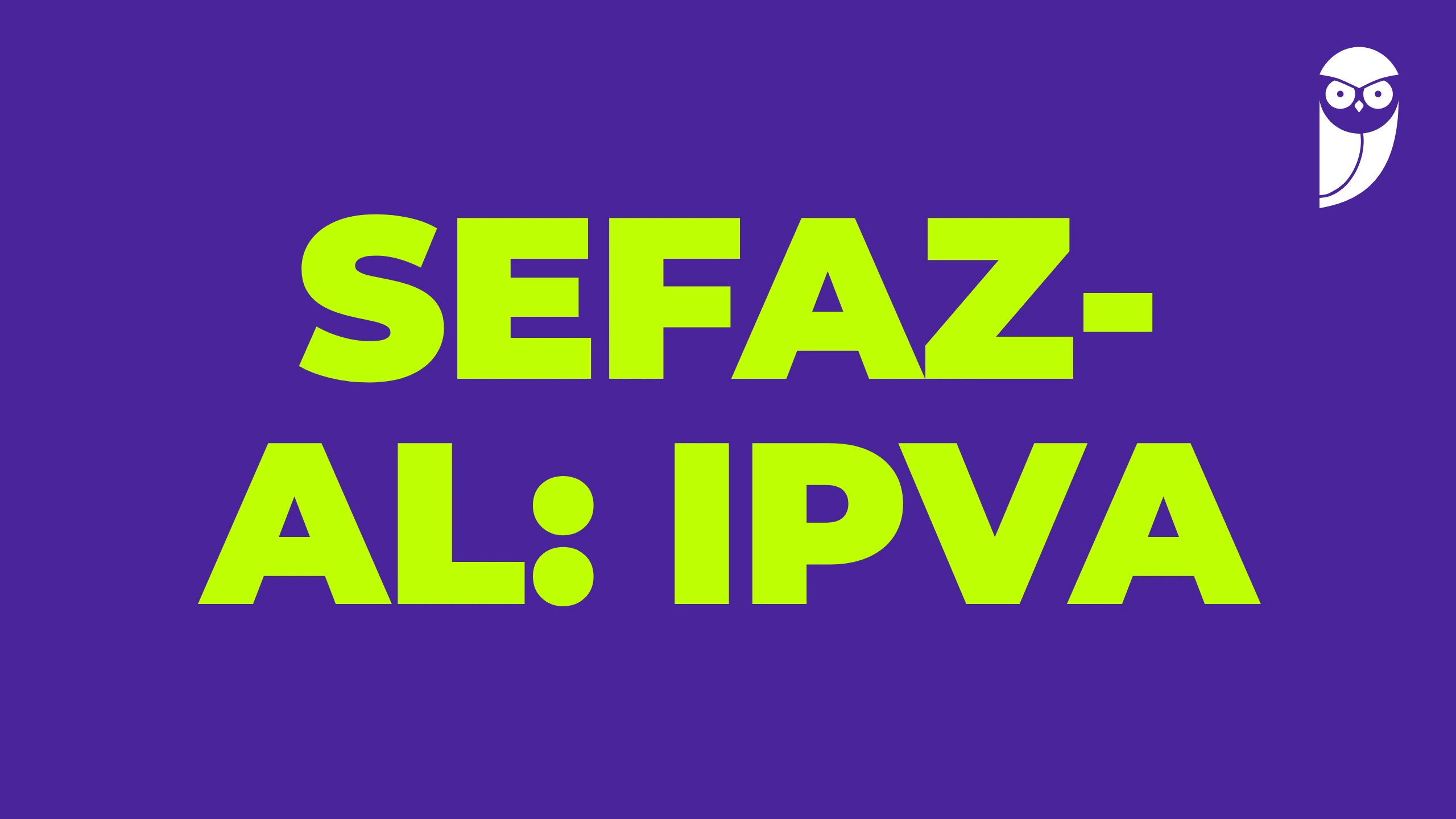 SEFAZ-AL: IPVA