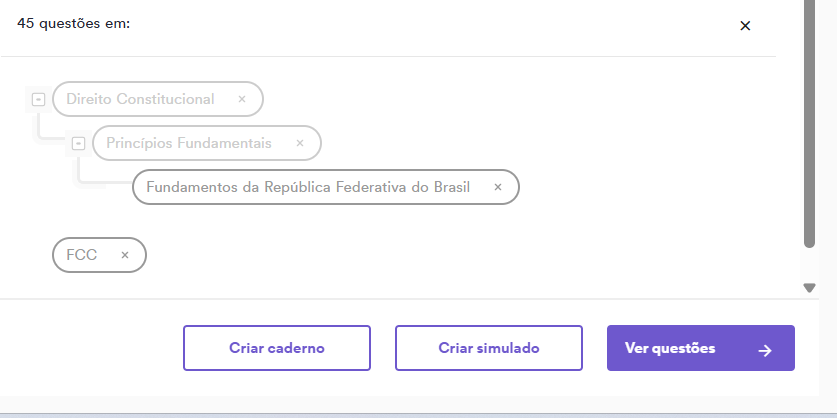 Tutorial LDI: Cadernos e Simulados
