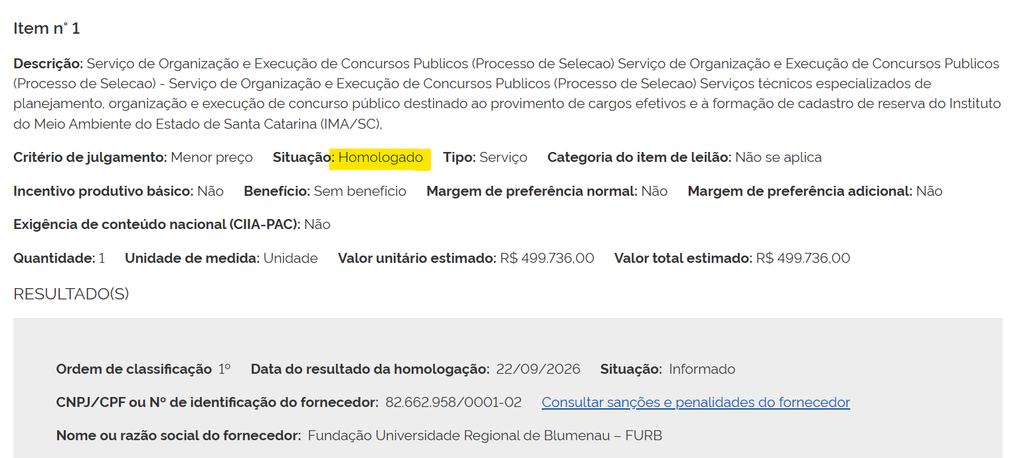 Concurso IMA SC: contratada banca; 18 vagas e até R$ 12,3 mil